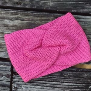 New knotted knit headband ear warmer osfm